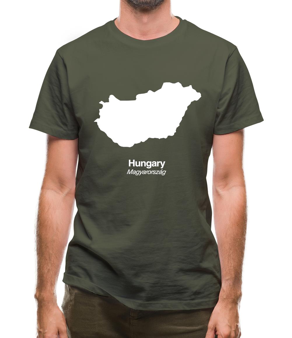 Hungary Silhouette Mens T-Shirt Hungary Silhouette Mens T-Shirt
