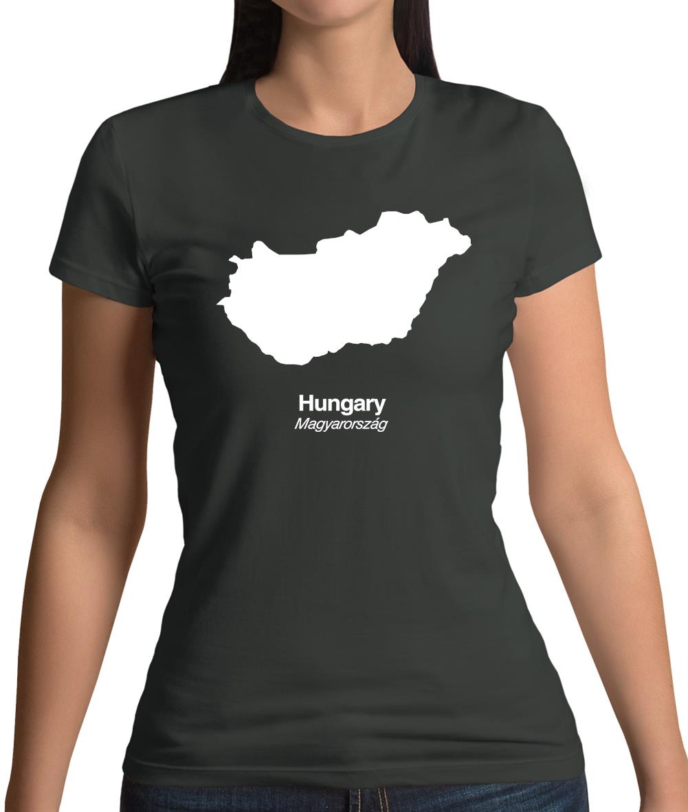 Hungary Silhouette Womens T-Shirt Hungary Silhouette Womens T-Shirt