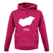 Hungary Silhouette unisex hoodie Hungary Silhouette unisex hoodie