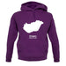 Hungary Silhouette unisex hoodie Hungary Silhouette unisex hoodie