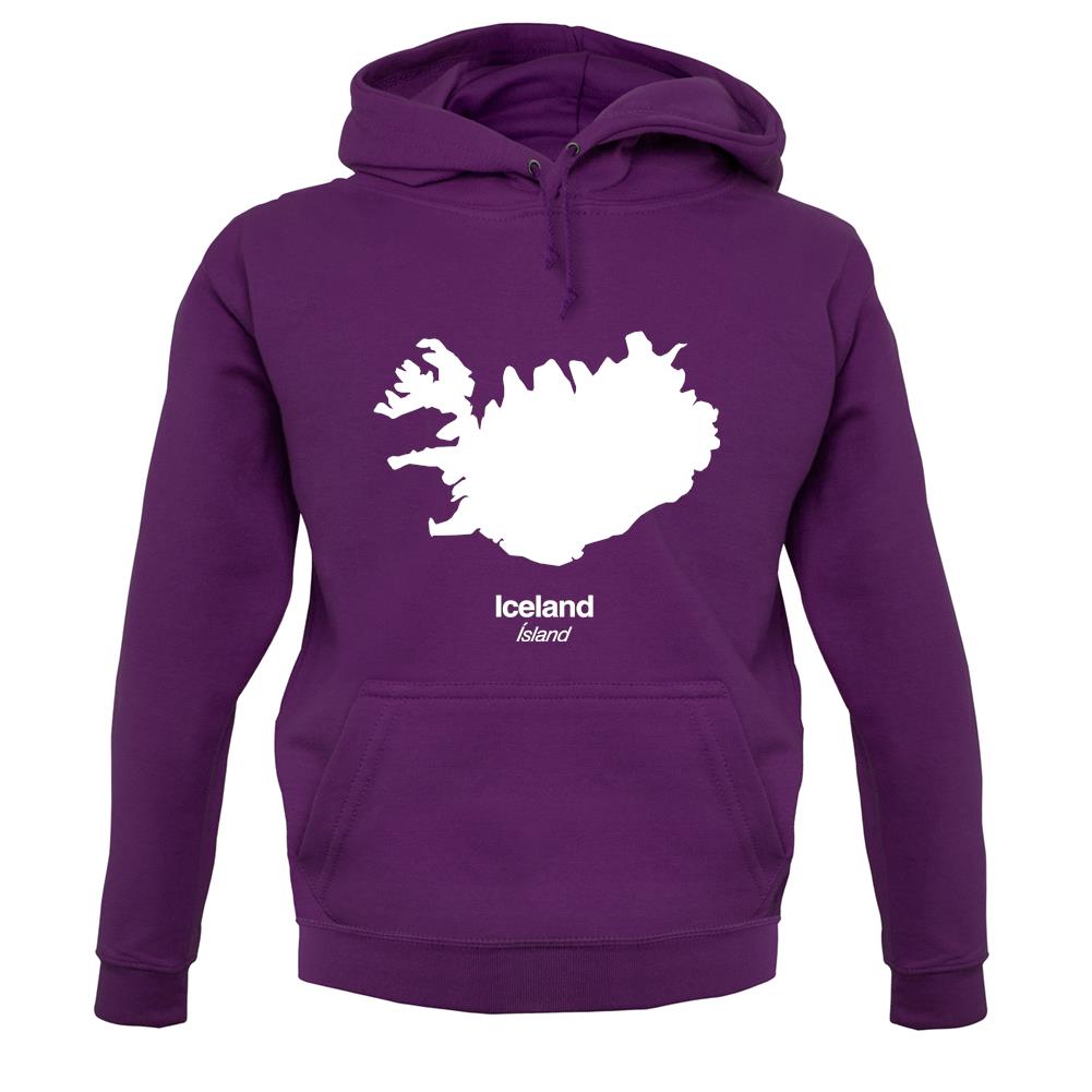 Iceland Silhouette unisex hoodie Iceland Silhouette unisex hoodie