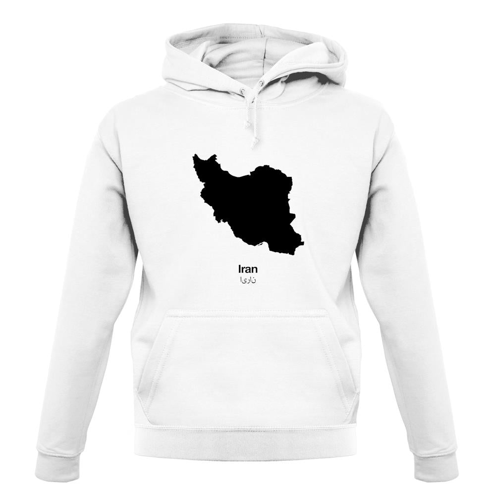 Iran Silhouette unisex hoodie Iran Silhouette unisex hoodie