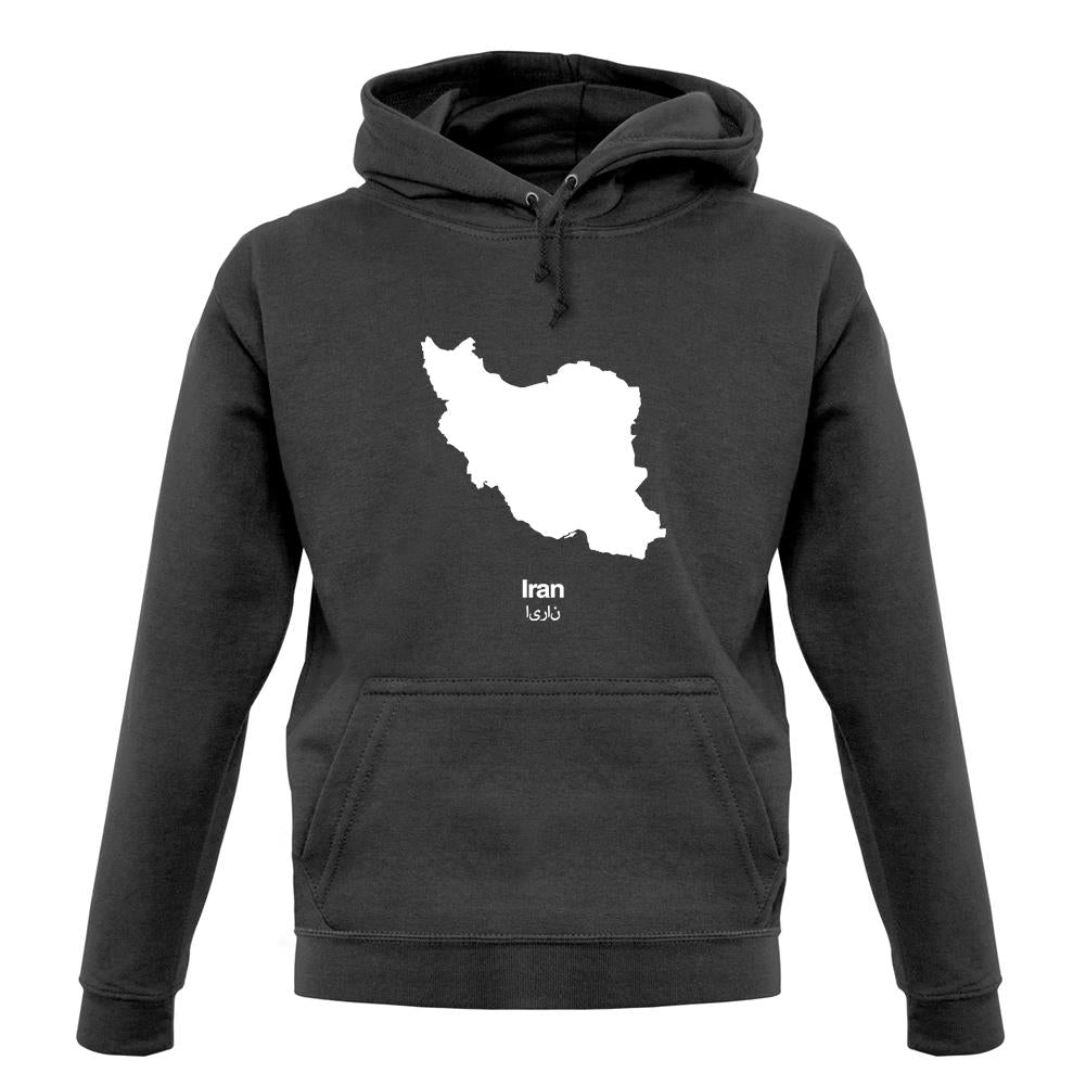 Iran Silhouette unisex hoodie Iran Silhouette unisex hoodie
