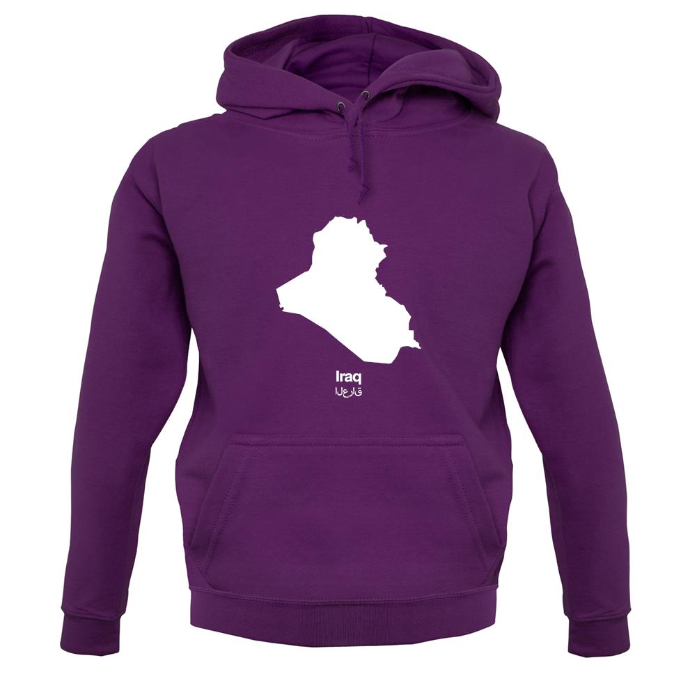 Iraq Silhouette unisex hoodie Iraq Silhouette unisex hoodie