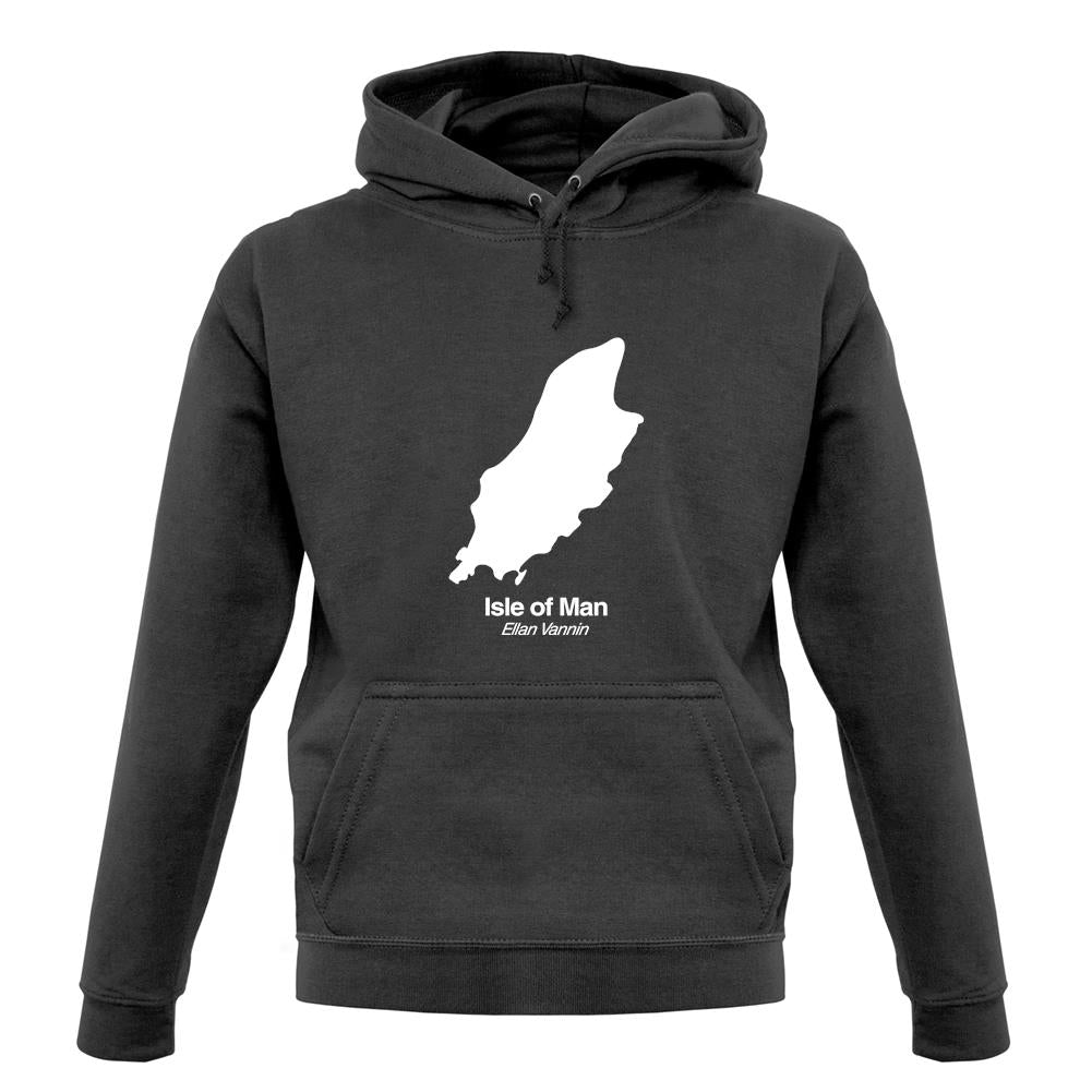 Isle Of Man Silhouette unisex hoodie Isle Of Man Silhouette unisex hoodie