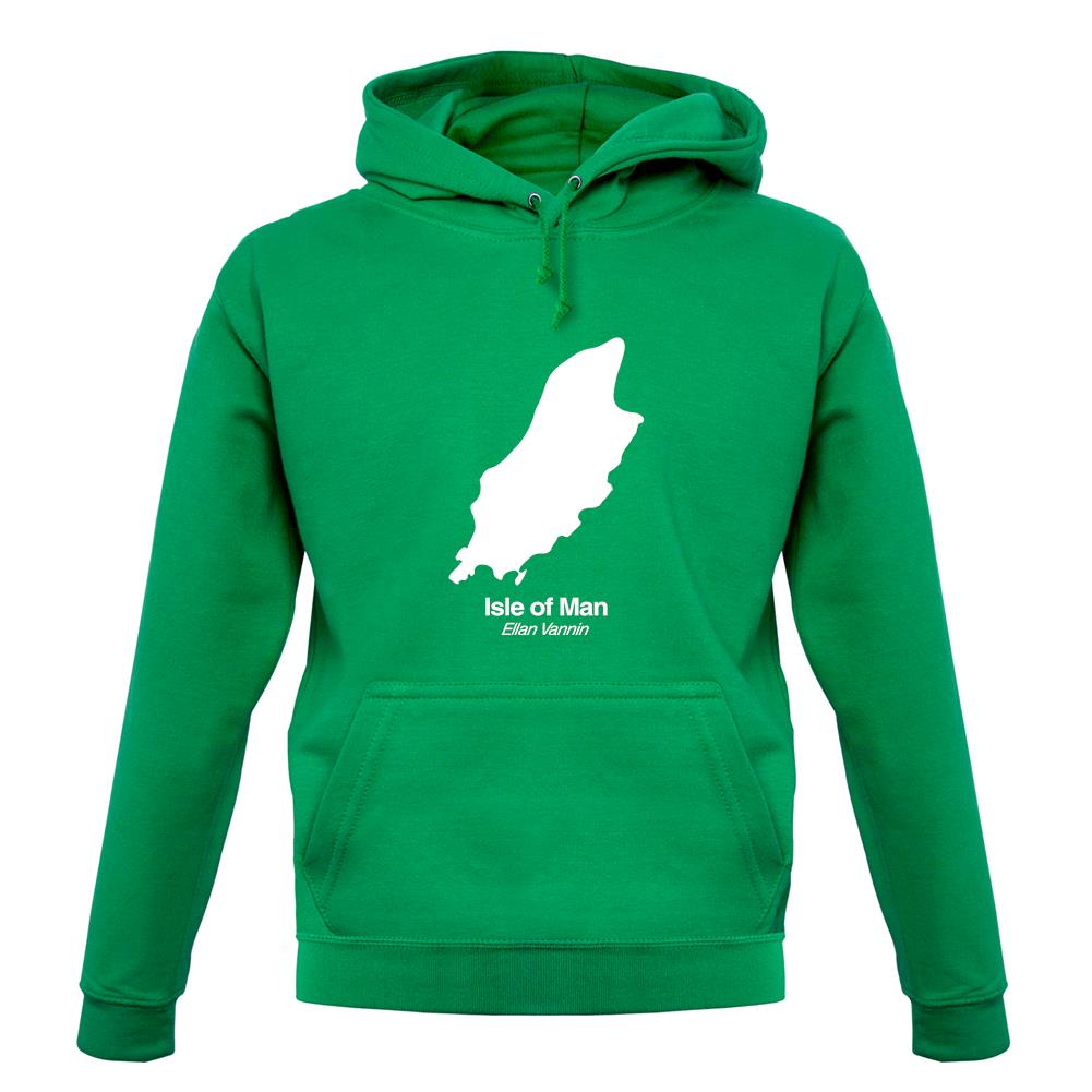 Isle Of Man Silhouette unisex hoodie Isle Of Man Silhouette unisex hoodie