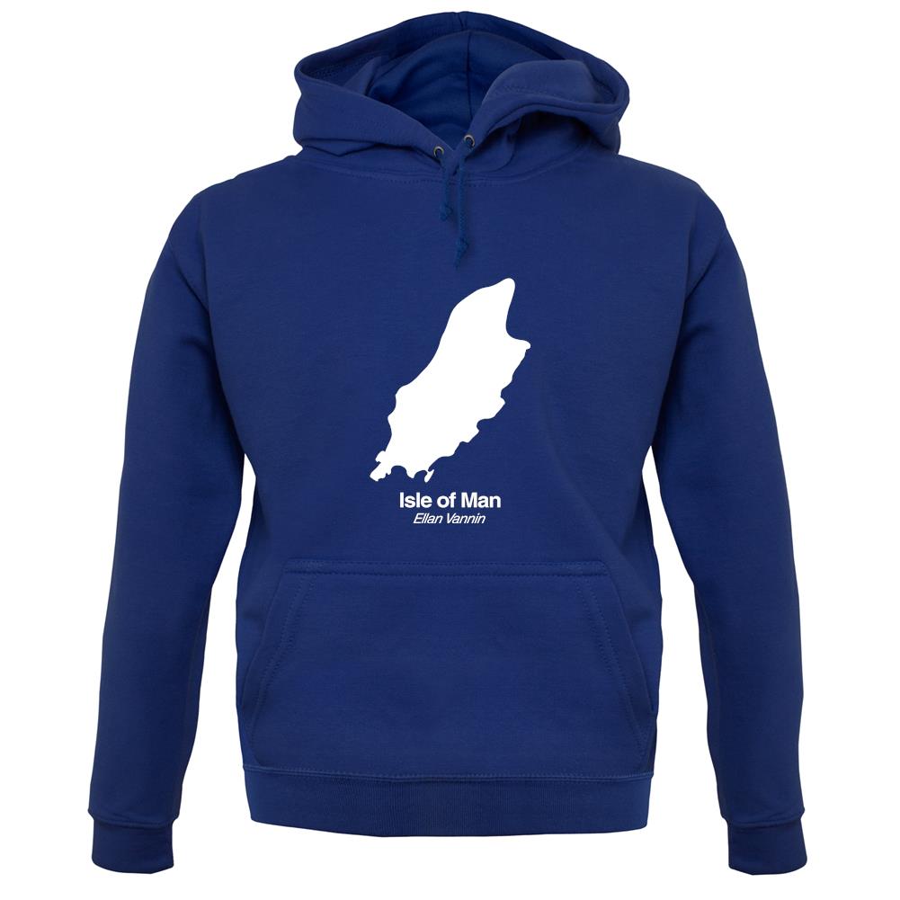 Isle Of Man Silhouette unisex hoodie Isle Of Man Silhouette unisex hoodie