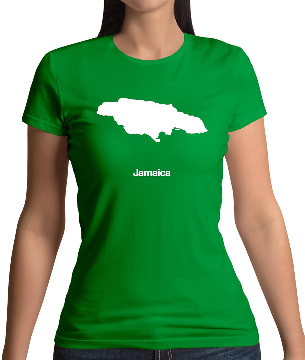 Jamaica Silhouette Womens T-Shirt Jamaica Silhouette Womens T-Shirt