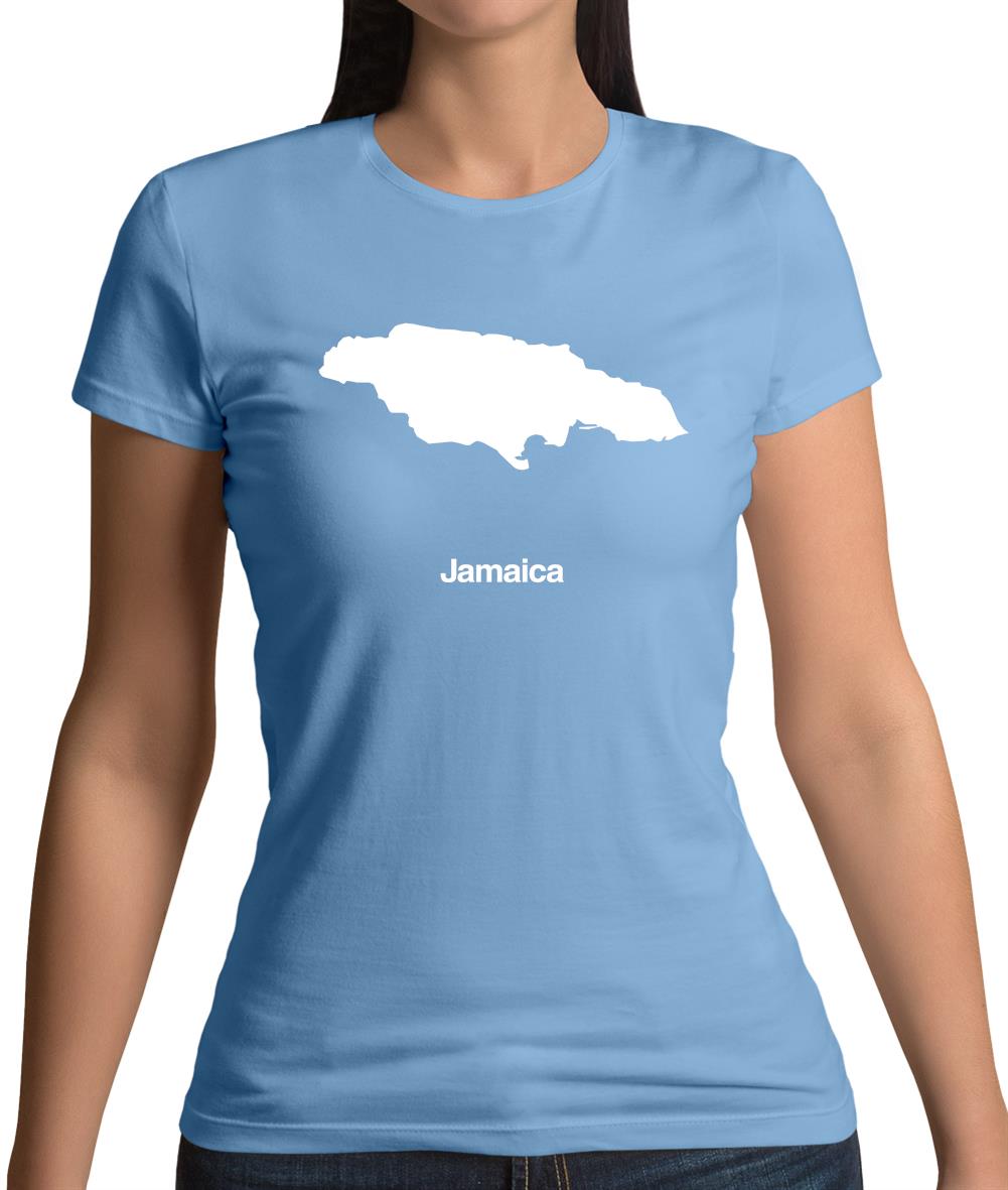 Jamaica Silhouette Womens T-Shirt Jamaica Silhouette Womens T-Shirt