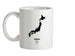 Japan Silhouette Ceramic Mug Japan Silhouette Ceramic Mug