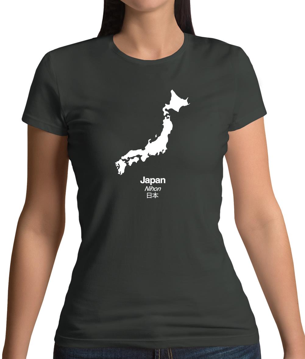 Japan Silhouette Womens T-Shirt Japan Silhouette Womens T-Shirt