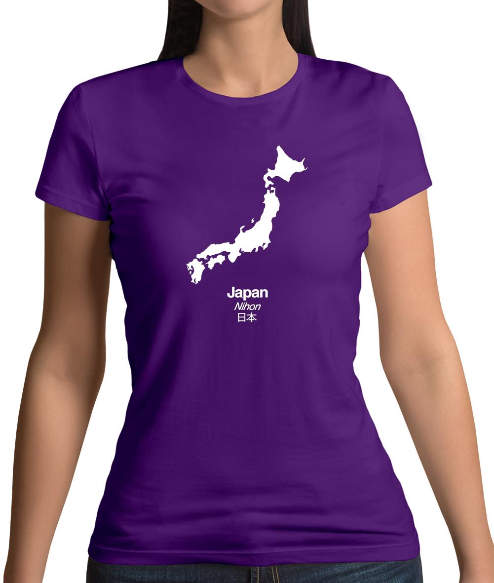 Japan Silhouette Womens T-Shirt Japan Silhouette Womens T-Shirt