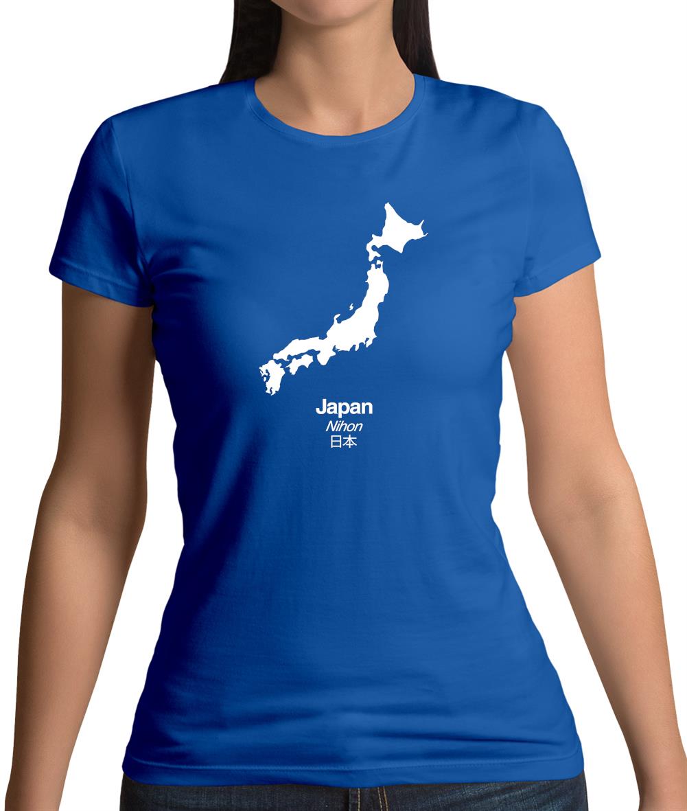 Japan Silhouette Womens T-Shirt Japan Silhouette Womens T-Shirt
