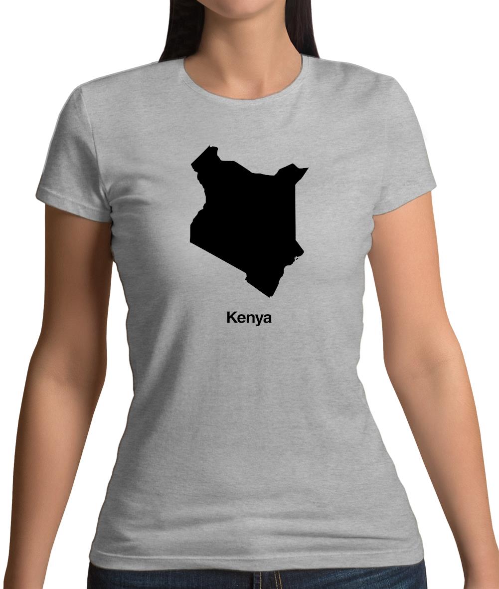 Kenya Silhouette Womens T-Shirt Kenya Silhouette Womens T-Shirt