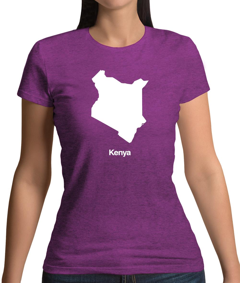Kenya Silhouette Womens T-Shirt Kenya Silhouette Womens T-Shirt