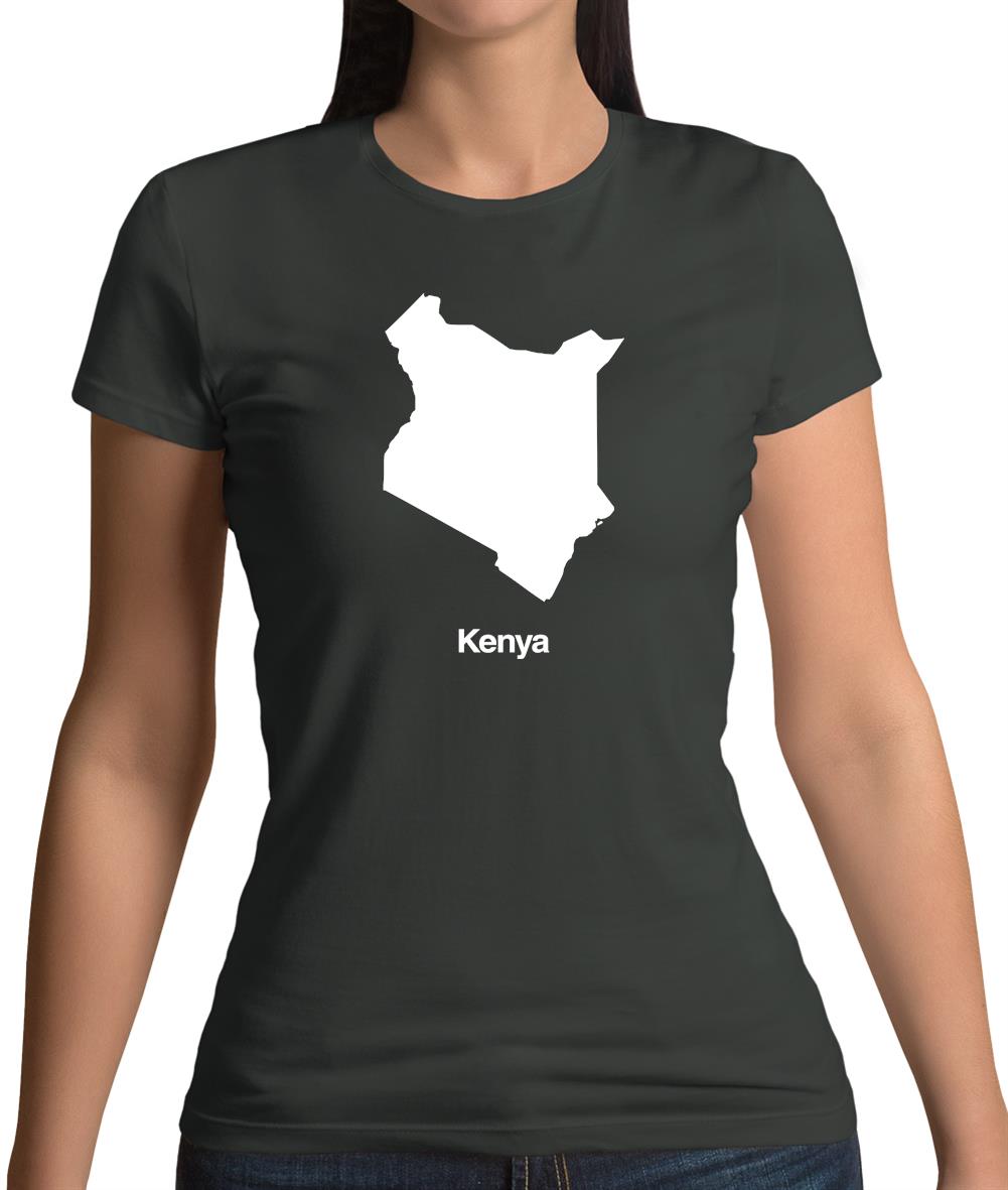 Kenya Silhouette Womens T-Shirt Kenya Silhouette Womens T-Shirt