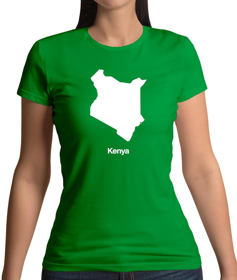 Kenya Silhouette Womens T-Shirt Kenya Silhouette Womens T-Shirt