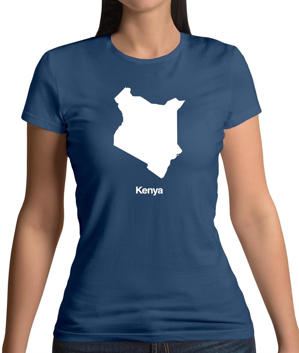 Kenya Silhouette Womens T-Shirt Kenya Silhouette Womens T-Shirt