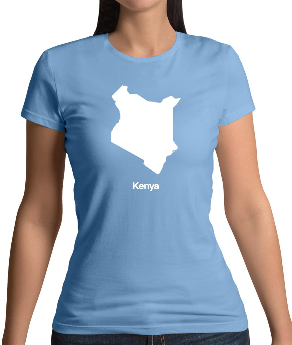 Kenya Silhouette Womens T-Shirt Kenya Silhouette Womens T-Shirt