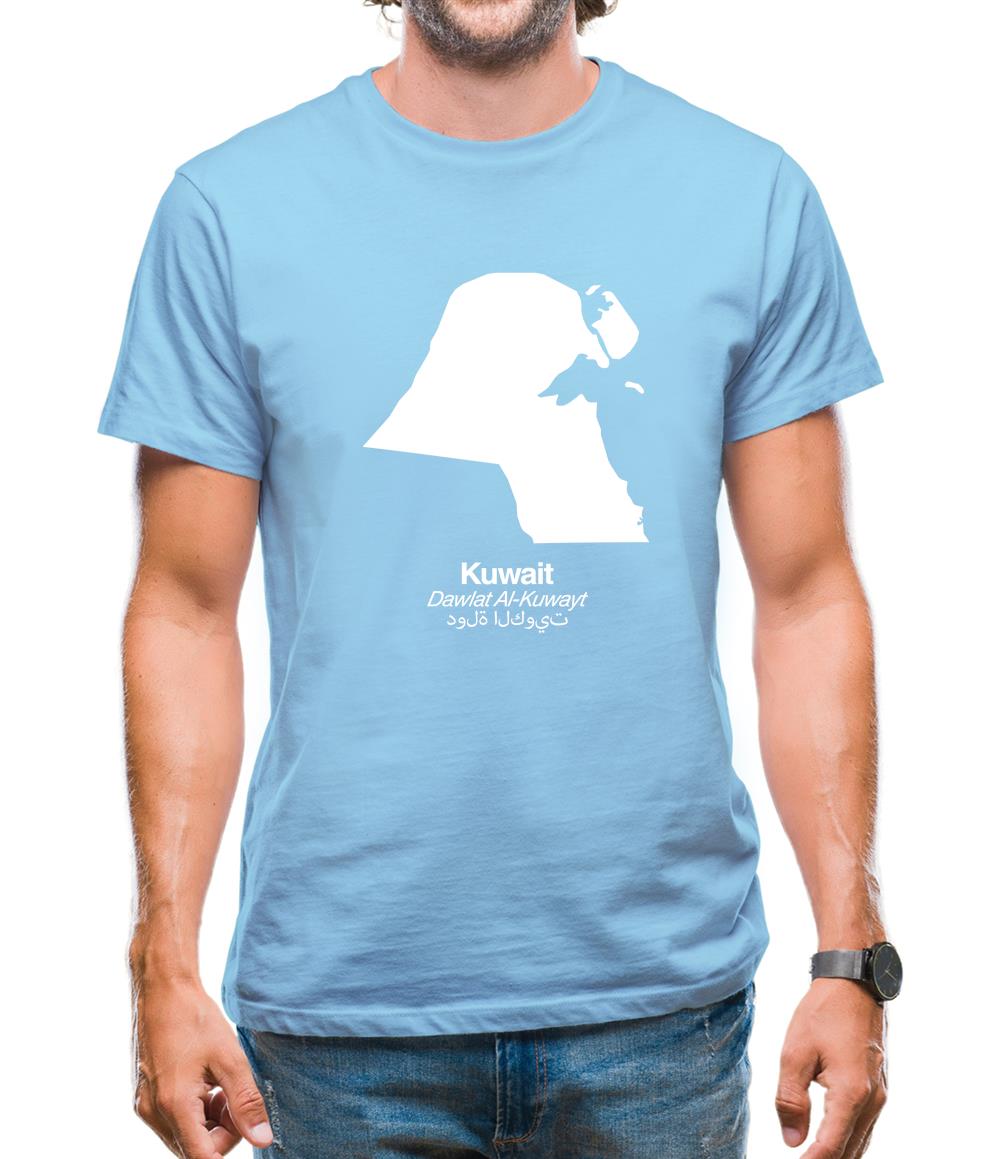 Kuwait Silhouette Mens T-Shirt Kuwait Silhouette Mens T-Shirt