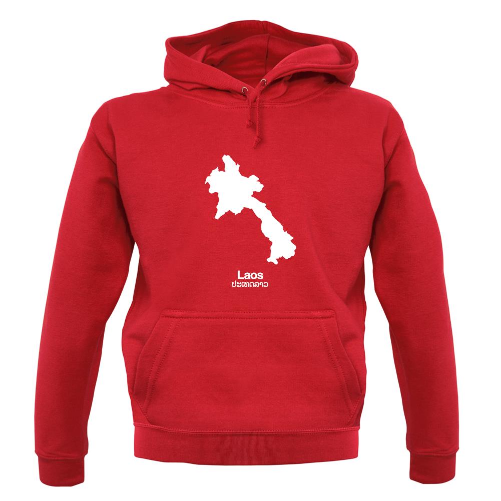 Laos Silhouette unisex hoodie Laos Silhouette unisex hoodie