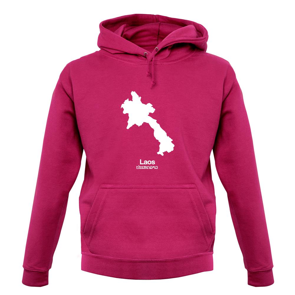 Laos Silhouette unisex hoodie Laos Silhouette unisex hoodie