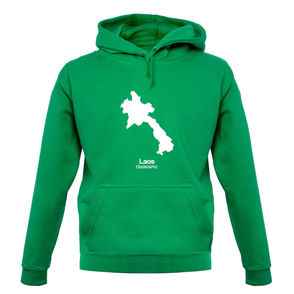 Laos Silhouette unisex hoodie Laos Silhouette unisex hoodie