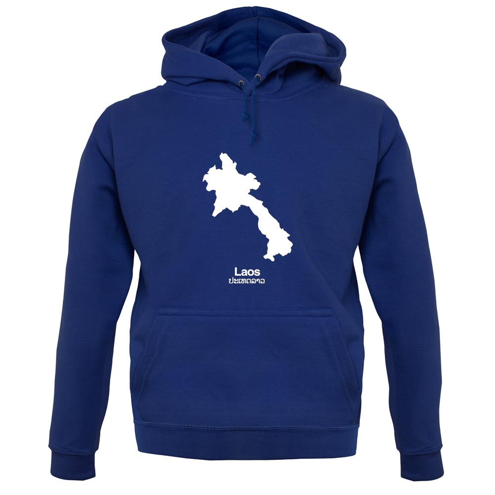 Laos Silhouette unisex hoodie Laos Silhouette unisex hoodie