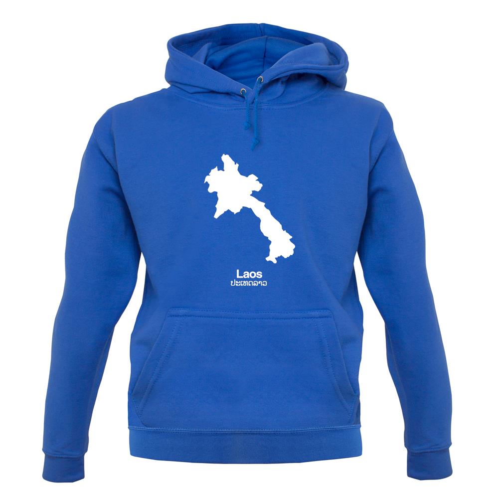 Laos Silhouette unisex hoodie Laos Silhouette unisex hoodie