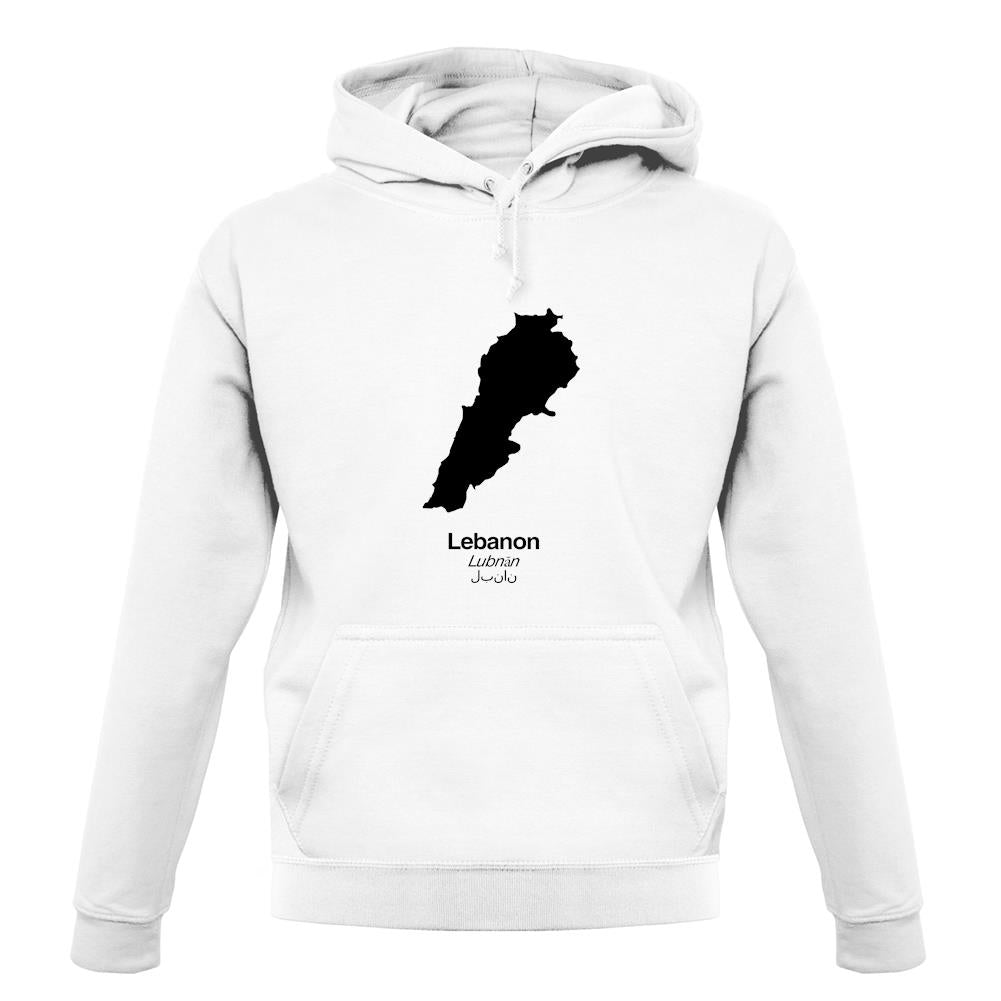Lebanon Silhouette unisex hoodie Lebanon Silhouette unisex hoodie