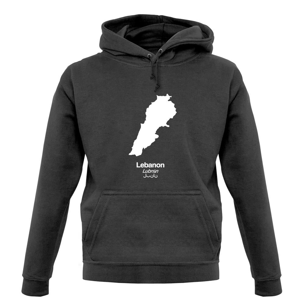 Lebanon Silhouette unisex hoodie Lebanon Silhouette unisex hoodie