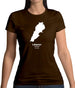 Lebanon Silhouette Womens T-Shirt Lebanon Silhouette Womens T-Shirt