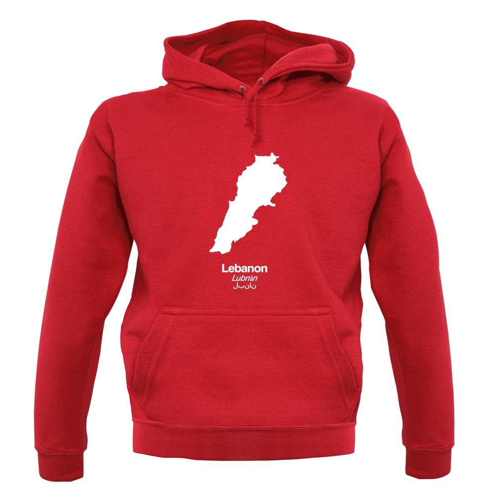 Lebanon Silhouette unisex hoodie Lebanon Silhouette unisex hoodie
