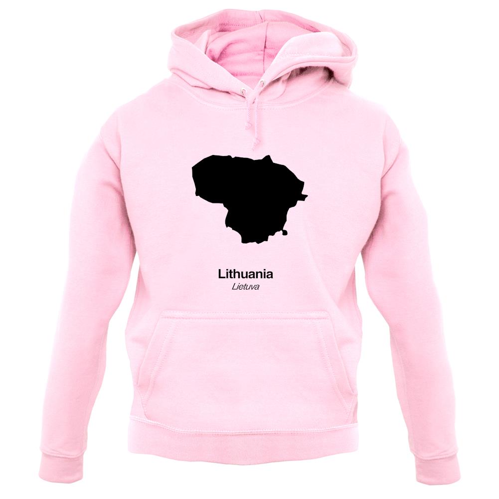 Lithuania Silhouette unisex hoodie Lithuania Silhouette unisex hoodie