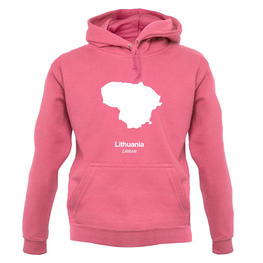 Lithuania Silhouette unisex hoodie Lithuania Silhouette unisex hoodie