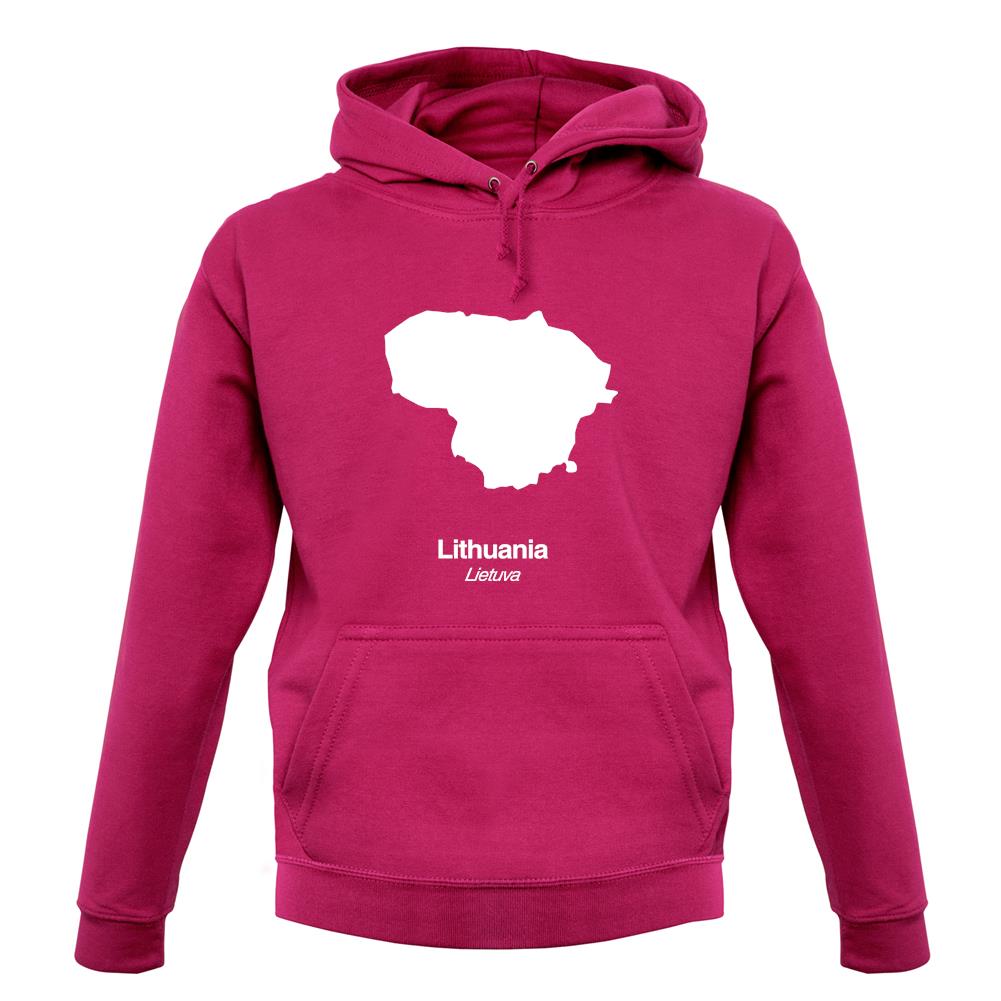 Lithuania Silhouette unisex hoodie Lithuania Silhouette unisex hoodie