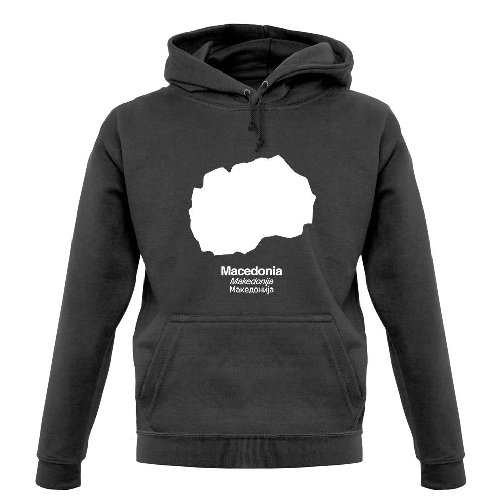 Macedonia Silhouette unisex hoodie Macedonia Silhouette unisex hoodie