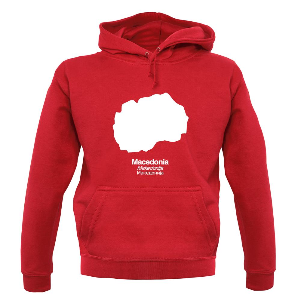Macedonia Silhouette unisex hoodie Macedonia Silhouette unisex hoodie