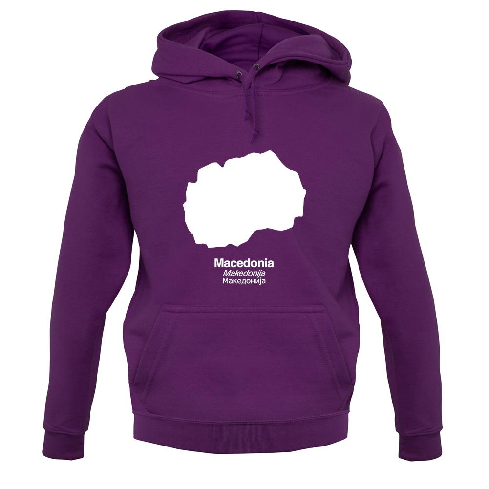 Macedonia Silhouette unisex hoodie Macedonia Silhouette unisex hoodie