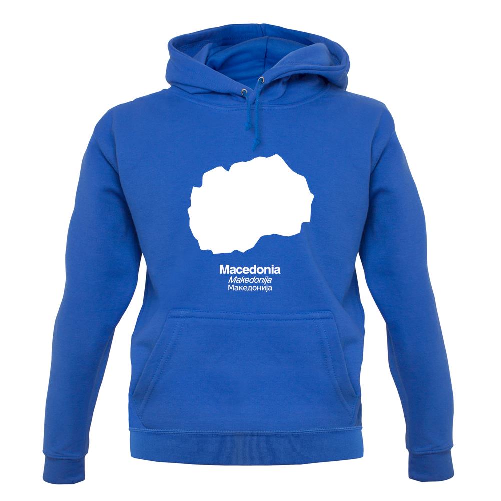 Macedonia Silhouette unisex hoodie Macedonia Silhouette unisex hoodie