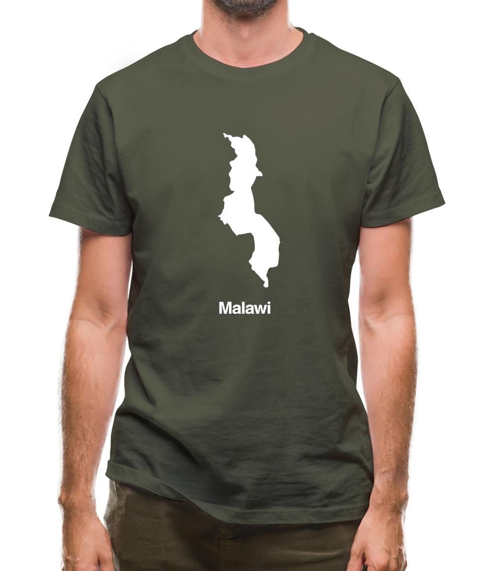 Malawi Silhouette Mens T-Shirt Malawi Silhouette Mens T-Shirt