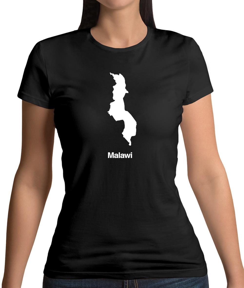 Malawi Silhouette Womens T-Shirt Malawi Silhouette Womens T-Shirt