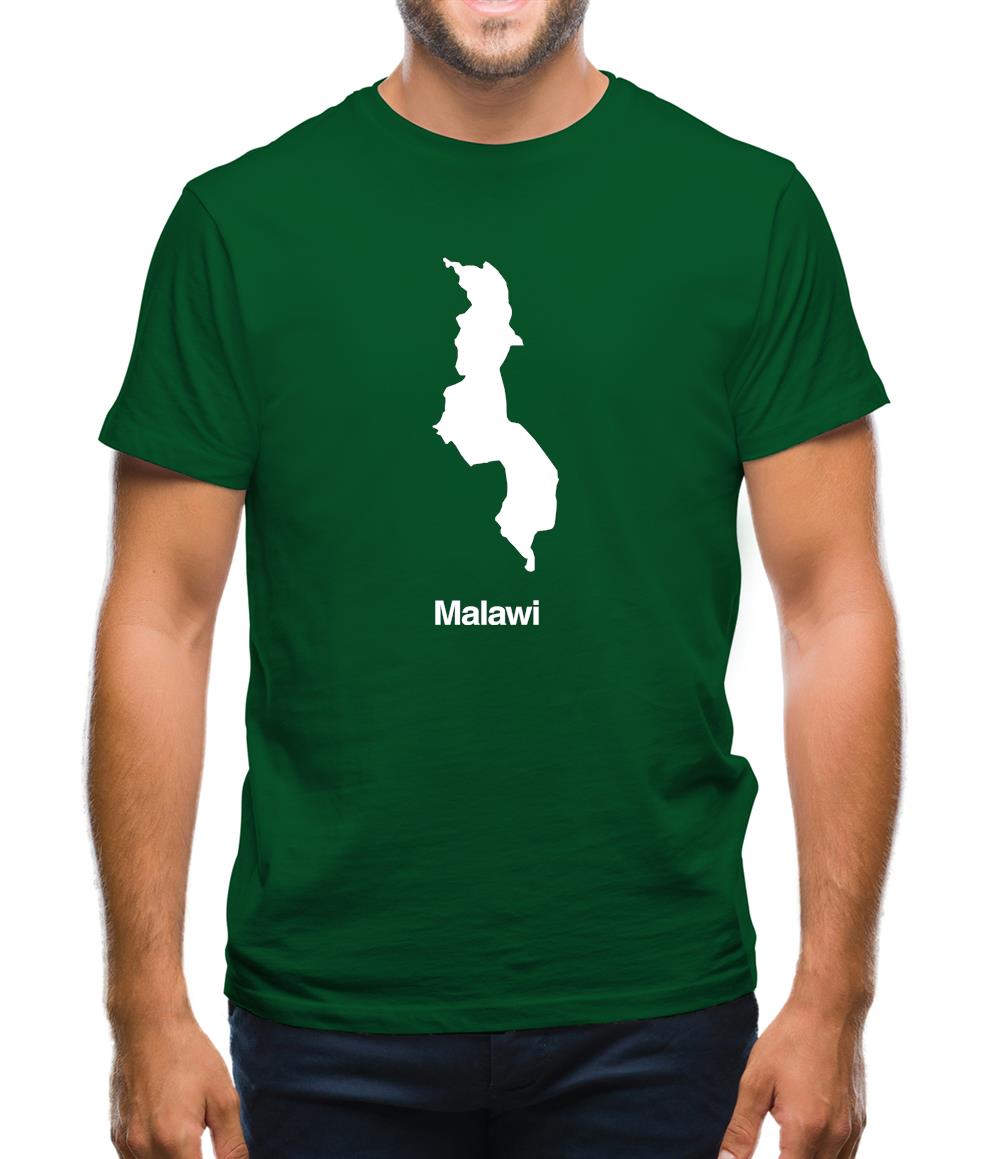 Malawi Silhouette Mens T-Shirt Malawi Silhouette Mens T-Shirt