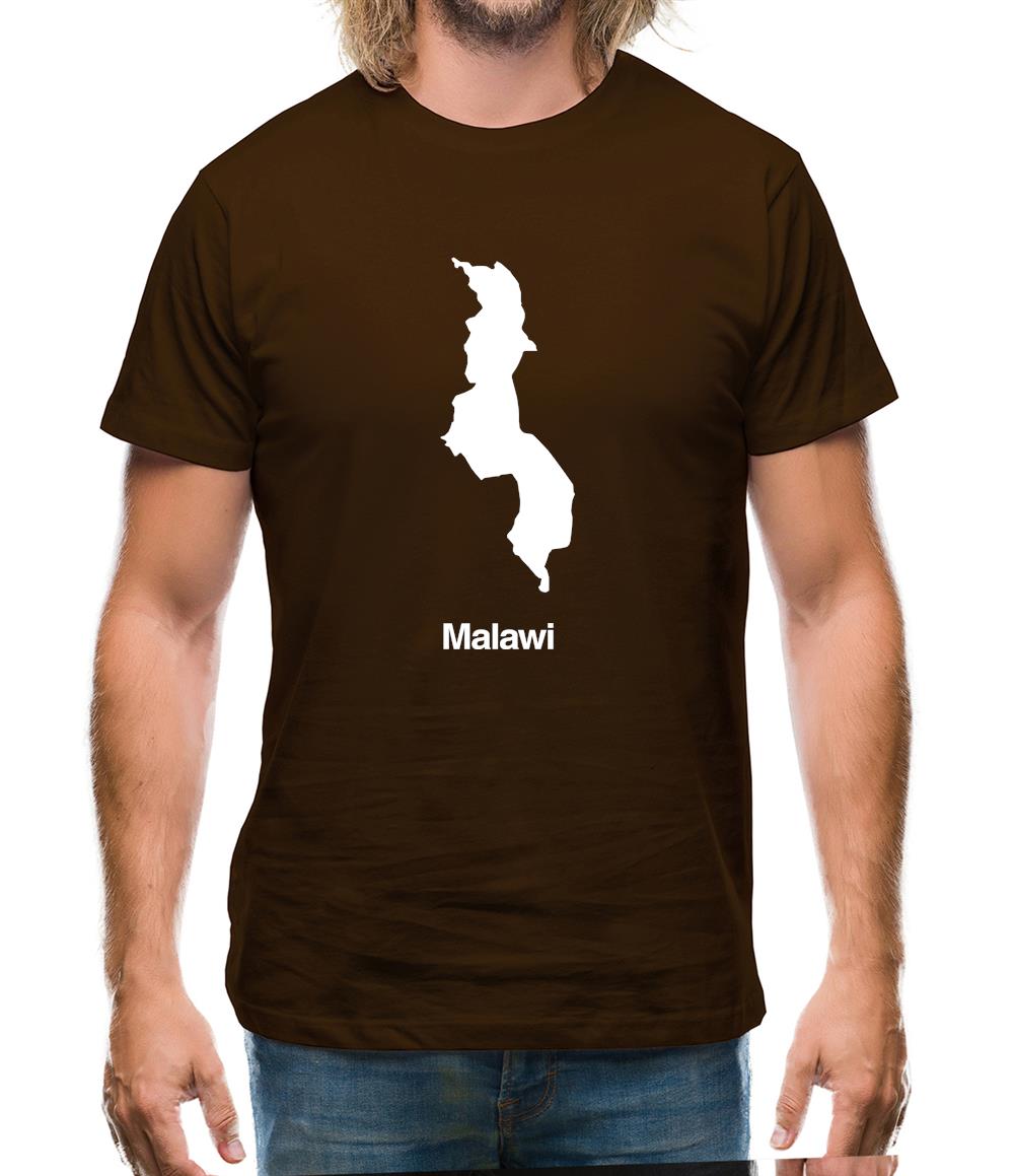 Malawi Silhouette Mens T-Shirt Malawi Silhouette Mens T-Shirt