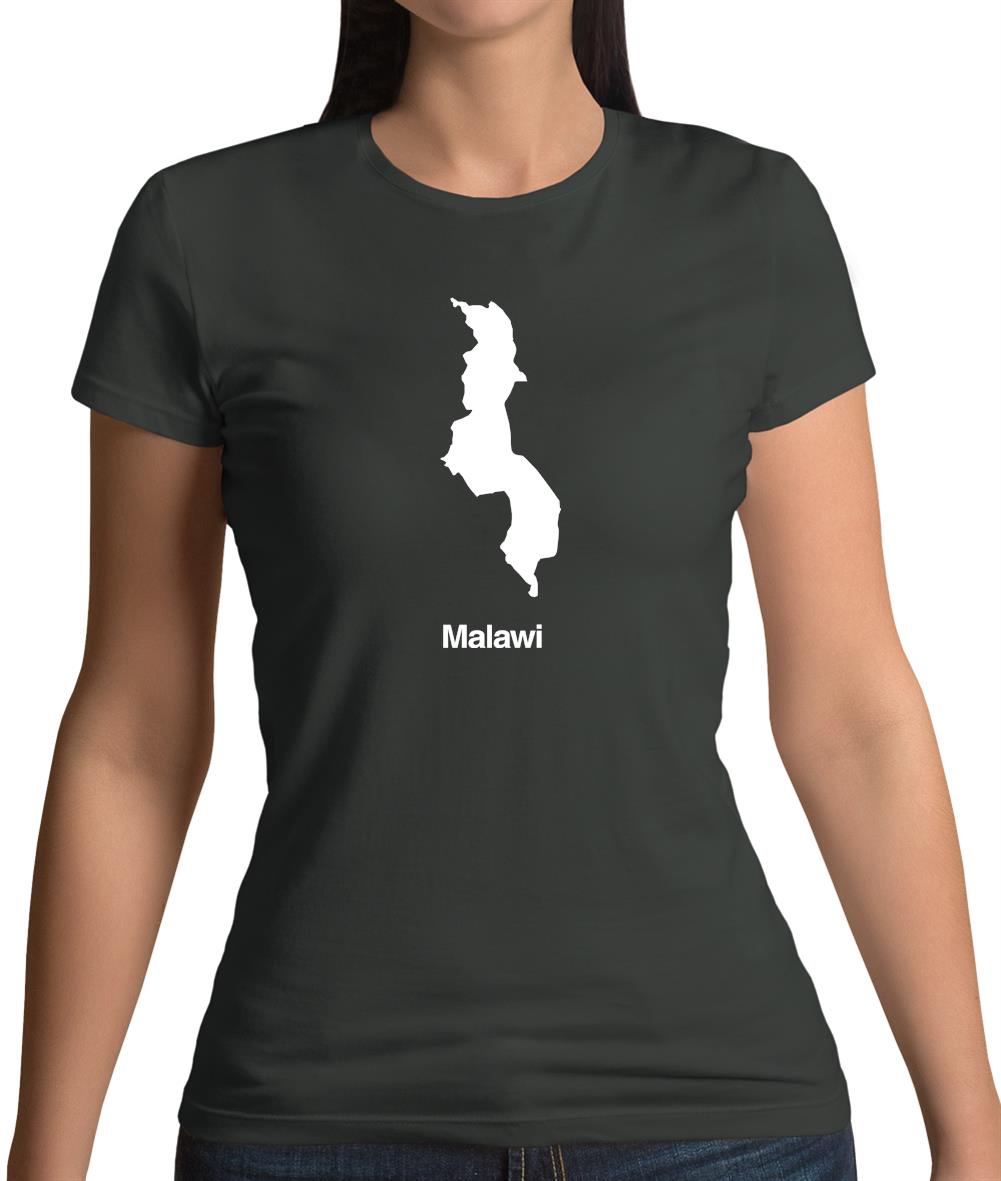 Malawi Silhouette Womens T-Shirt Malawi Silhouette Womens T-Shirt