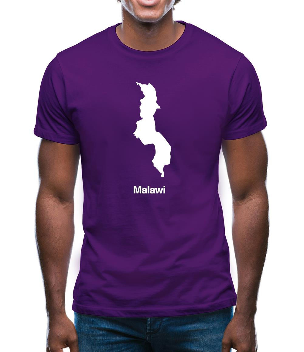 Malawi Silhouette Mens T-Shirt Malawi Silhouette Mens T-Shirt