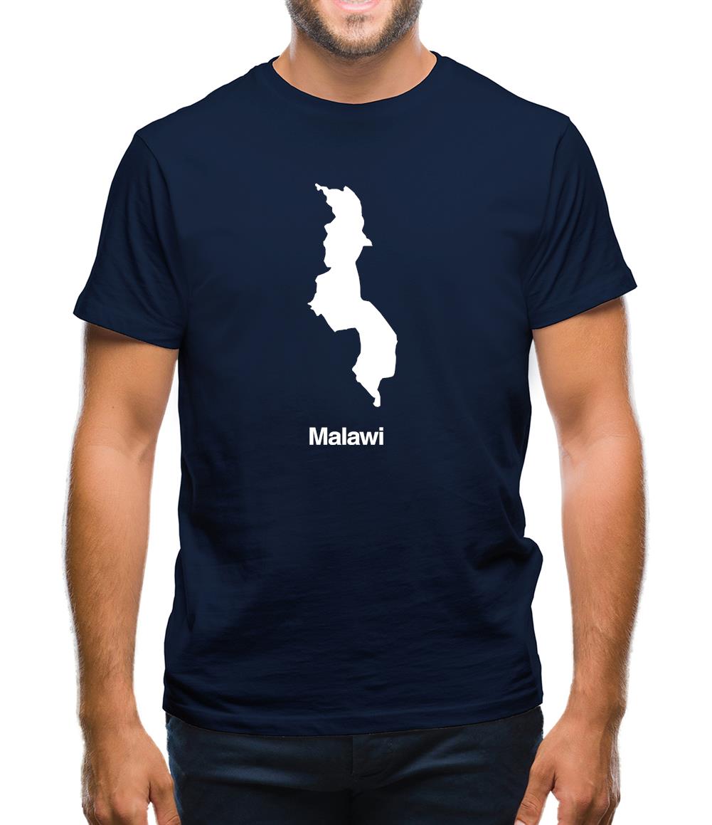 Malawi Silhouette Mens T-Shirt Malawi Silhouette Mens T-Shirt