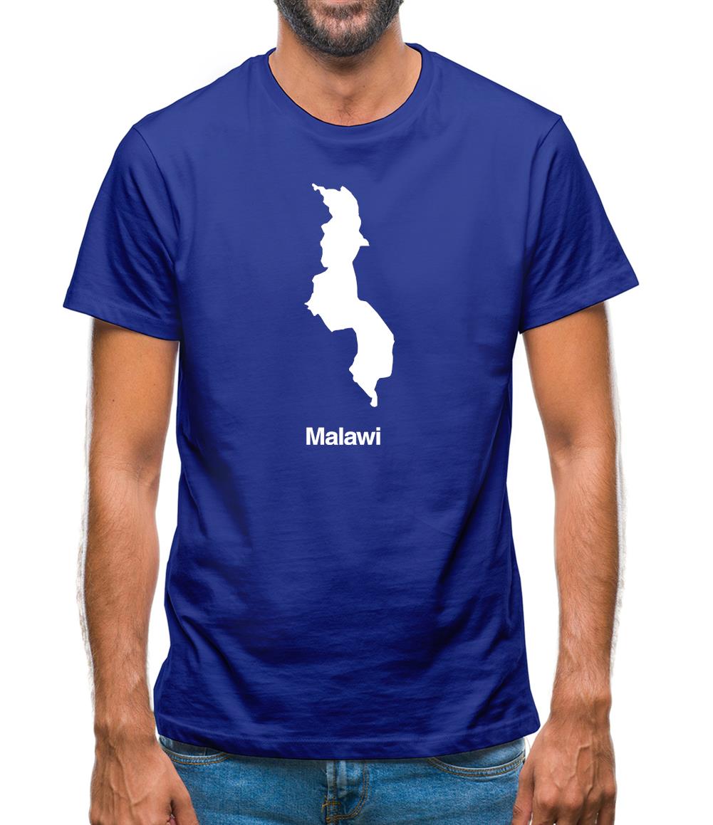Malawi Silhouette Mens T-Shirt Malawi Silhouette Mens T-Shirt