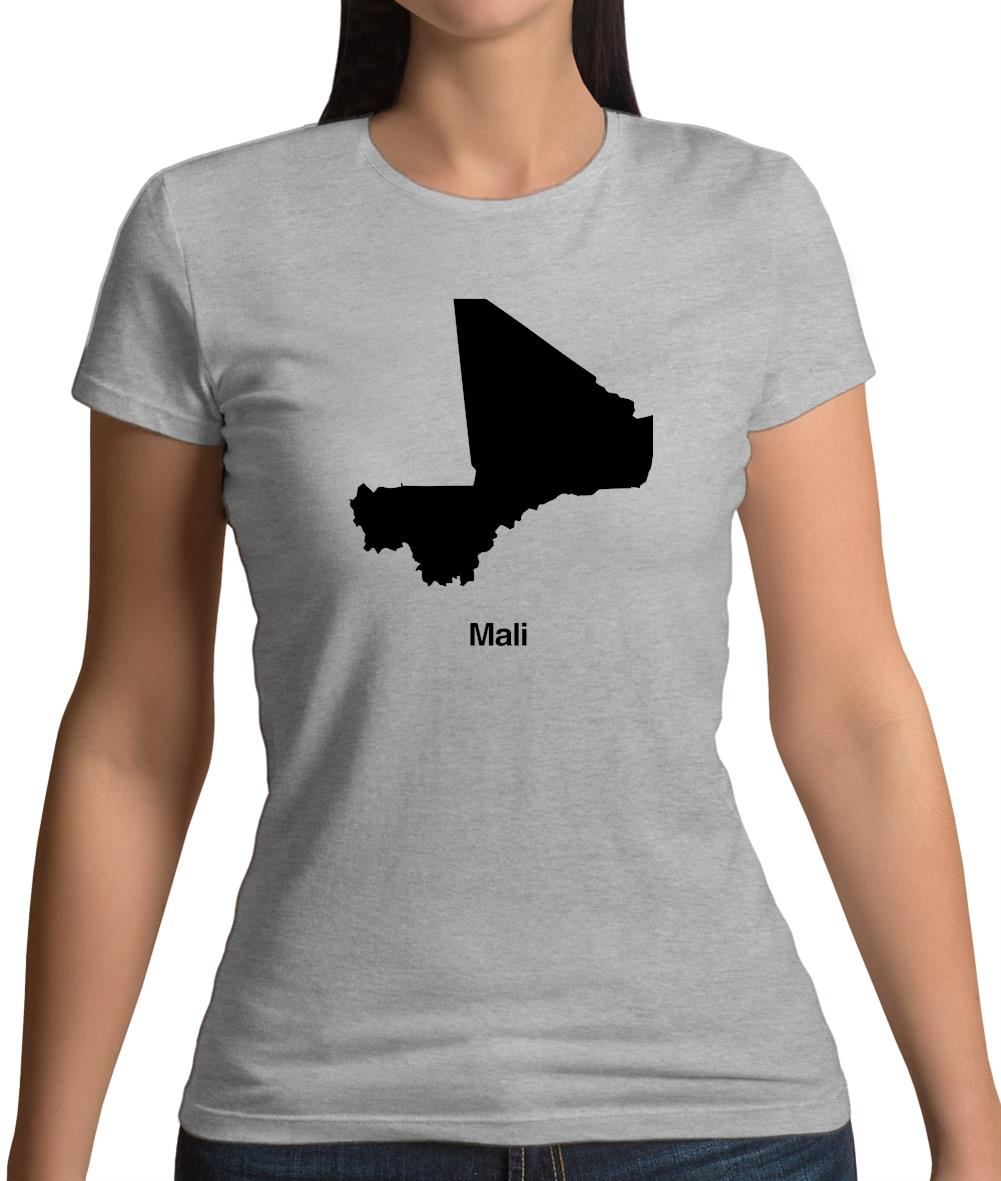 Mali Silhouette Womens T-Shirt Mali Silhouette Womens T-Shirt