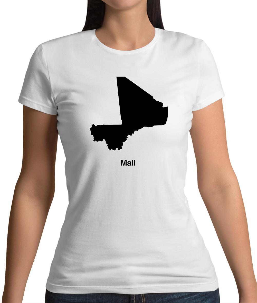 Mali Silhouette Womens T-Shirt Mali Silhouette Womens T-Shirt